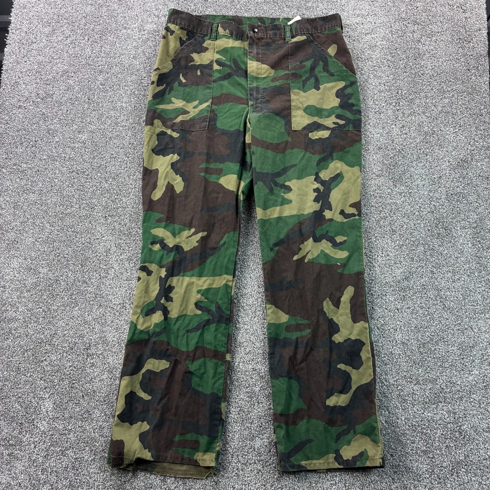 Vintage 90s Walls Camo Pants Mens Large Woodland Camouflage Military Utility‎
